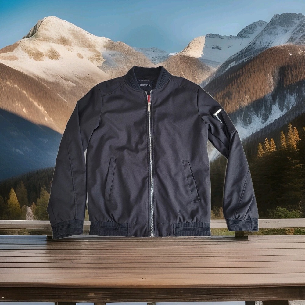Sandbank Jacket Women's Small Black Full Zip Lined Stretch Norm Core